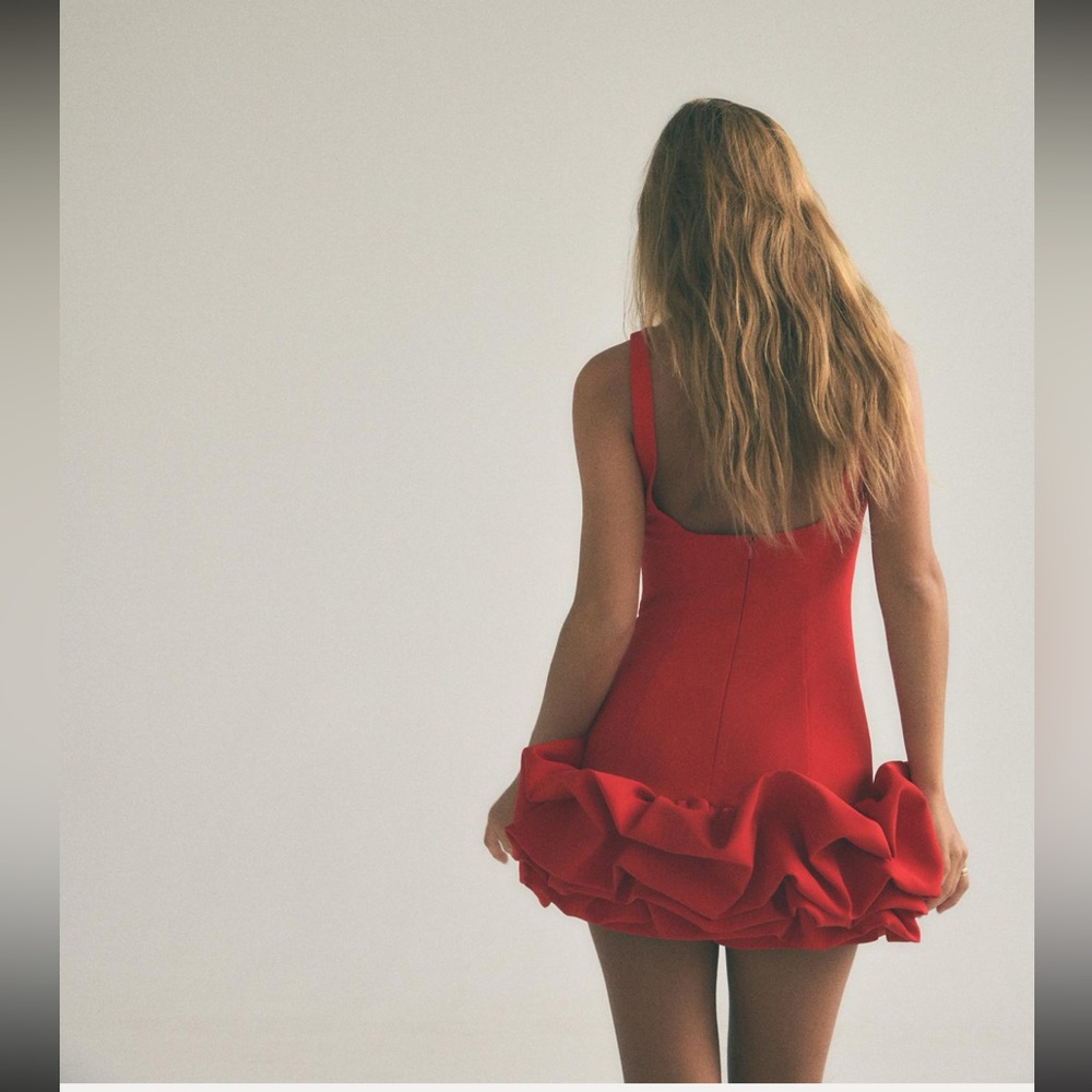 ZARA Red Dress - Picture 3 of 8